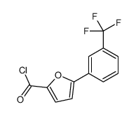 5-[3-(trifluoromethyl)phenyl]furan-2-carbonyl chloride Structure