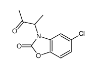 5-chloro-3-(3-oxobutan-2-yl)-1,3-benzoxazol-2-one结构式