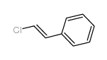 (2-chlorovinyl)benzene Structure