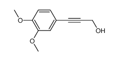 3-(3,4-dimethoxyphenyl)prop-2-yn-1-ol Structure