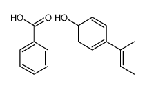 benzoic acid,4-but-2-en-2-ylphenol Structure