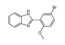 2-(5-bromo-2-methoxyphenyl)-1H-benzimidazole结构式