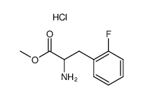 2-fluoro-DL-phenylalanine methyl ester hydrochloride Structure
