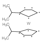 bis(isopropylcyclopentadienyl)tungsten dihydride Structure