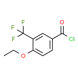 4-Ethoxy-3-(trifluoromethyl)benzoyl chloride Structure