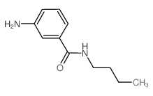 3-氨基-N-丁基苯甲酰胺结构式