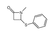 1-methyl-4-phenylsulfanylazetidin-2-one Structure