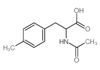 2-acetamido-3-(4-methylphenyl)propanoic acid结构式
