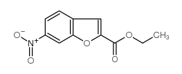 2-benzofurancarboxylic acid, 6-nitro-, ethyl ester Structure