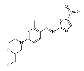 3-[ethyl[3-methyl-4-[(5-nitrothiazol-2-yl)azo]phenyl]amino]propane-1,2-diol picture