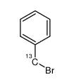 苄溴-α-13C结构式