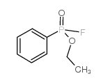 benzenephosphonic acid ethyl ester fluoride Structure
