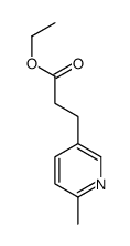 ethyl 3-(6-methyl-3-pyridyl)propionate Structure