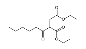 2-HEPTANOYL-SUCCINIC ACID DIETHYL ESTER结构式