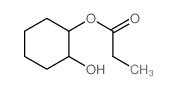 (2-hydroxycyclohexyl) propanoate Structure