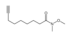 N-methoxy-N-methylnon-8-ynamide结构式