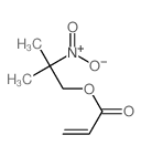 (2-methyl-2-nitro-propyl) prop-2-enoate结构式