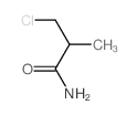 3-chloro-2-methyl-propanamide结构式