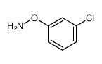 O-(3-chlorophenyl)hydroxylamine结构式