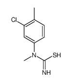 N-(3-氯-4-甲基苯基)-N-甲基硫脲结构式