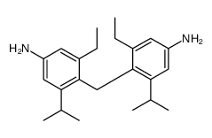 4-[(4-amino-2-ethyl-6-propan-2-ylphenyl)methyl]-3-ethyl-5-propan-2-ylaniline结构式