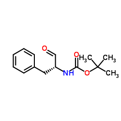 N-Boc-D-苯丙氨醛结构式