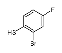 2-bromo-4-fluorobenzenethiol结构式