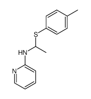 N-(1-(p-tolylthio)ethyl)pyridin-2-amine结构式