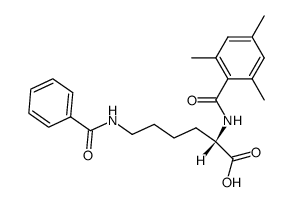 Nα-Mesitoyl-Nω-benzoyl-L-lysin结构式