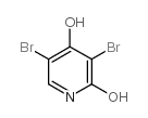 2,4-Dihydroxy-3,5-dibromopyridine Structure