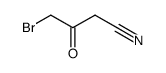 Butanenitrile,4-bromo-3-oxo- Structure