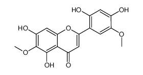2',4',5,7-tetrahydroxy-5',6-dimethoxyflavone Structure