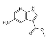 5-氨基-1H-吡咯并[2,3-B]吡啶-3-羧酸甲酯结构式