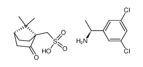 (S)-α-(3,5-dichlorophenyl)ethylamine (+)-10-camphorsulfonic acid salt结构式