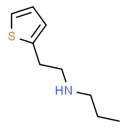 N-(2-(噻吩-2-基)乙基)丙-1-胺结构式
