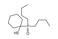 1-dibutylphosphorylcyclohexane-1-thiol结构式