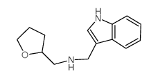 (1H-吲哚-3-甲基)-(四氢-呋喃-2-甲基)-胺结构式