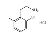 2-(2-氯-6-氟苯基)乙胺 盐酸盐结构式