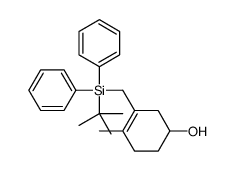 3-[[tert-butyl(diphenyl)silyl]methyl]-4-methylcyclohex-3-en-1-ol Structure
