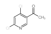 1-(4,6-二氯吡啶-3-基)乙酮结构式