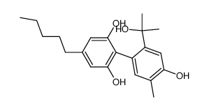2'-(1-hydroxy-1-methylethyl)-5'-methyl-4-pentylbiphenyl-2,4',6-triol结构式