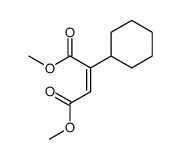 dimethyl 2-cyclohexylbut-2-enedioate Structure