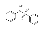 N-甲基-N-苯基苯磺酰胺结构式