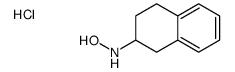 N-(1,2,3,4-tetrahydronaphthalen-2-yl)hydroxylamine,hydrochloride Structure