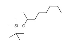 tert-butyl-dimethyl-octan-2-yloxysilane结构式