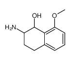1-Naphthalenol, 2-amino-1,2,3,4-tetrahydro-8-methoxy Structure