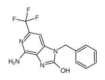 4-Amino-1-benzyl-6-(trifluoromethyl)-1,3-dihydro-2H-imidazo[4,5-c ]pyridin-2-one Structure