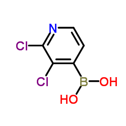 2,3-dichloro-4-pyridineboronic acid Structure