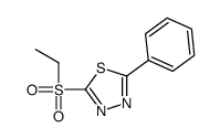 2-ethylsulfonyl-5-phenyl-1,3,4-thiadiazole结构式