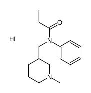 N-[(1-methylpiperidin-3-yl)methyl]-N-phenylpropanamide,hydroiodide Structure